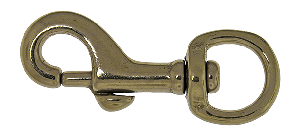 Brass Snap Hook North & Judd 10 Ea. 3/8 Eye P/N 341 
