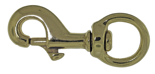 25x60mm Solid Brass Square Swivel Bolt Snap Hook Fit for Straps Bags Belting 