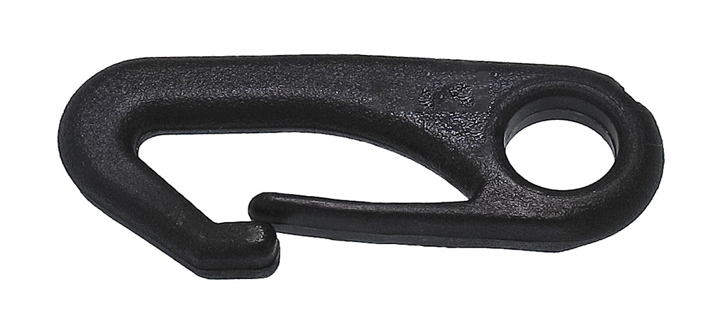 Black Plastic Open Hook Hanger- 100 Pack by Magnuson Group, MG-17PH, 54038