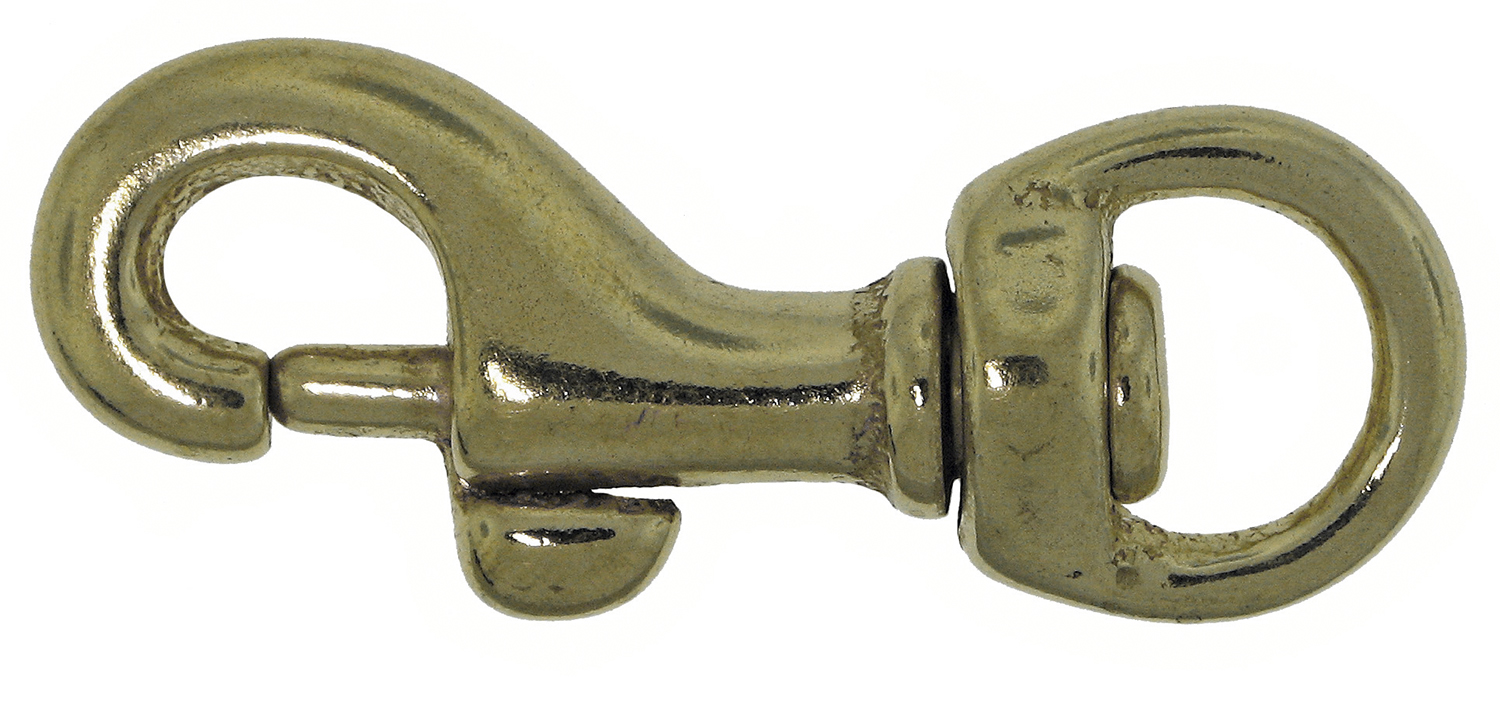 Item # 5900 B 3/8, Snap Hook - Swivel Eye - Solid Brass - 5900B On Zoron  Manufacturing, Inc.