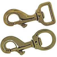 Snap Hooks, Swivel & Strap Eye, Solid Brass On Zoron Manufacturing, Inc.