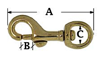 Small-brass-swivel-eye-5055-dimensional