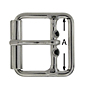 Double Bar Roller Buckle, Stainless 