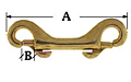 Brass-Double-Ended-bolt-snap-dimensional