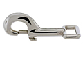 Rigid Strap Eye Bolt Snap Nickel Plated