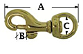 Small-brass-swivel-eye-5900-dimensional
