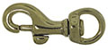 Snap Hook Swivel Eye Solid Brass 5900