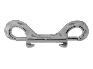 161Z nickel plated diecast zinc double ended bolt snap