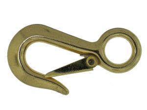 2311B solid brass rigid eye safety latch snap hook