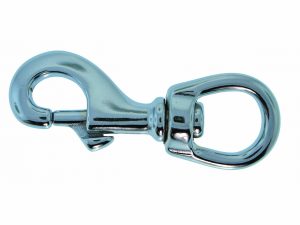 825CB chrome plated brass swivel eye bolt snap