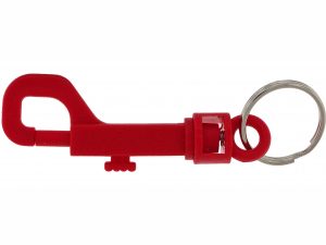 920 plastic swivel eye bolt snap hook, black or red